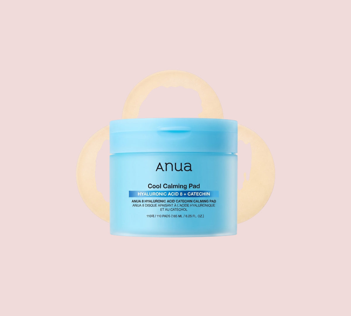 Anua 8 Hyaluronic Acid Catechin Calming Pad 110 pads