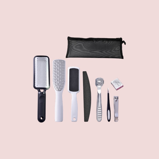 Manicure Voet Nagelknipper Pedicure Mesh Tas Set