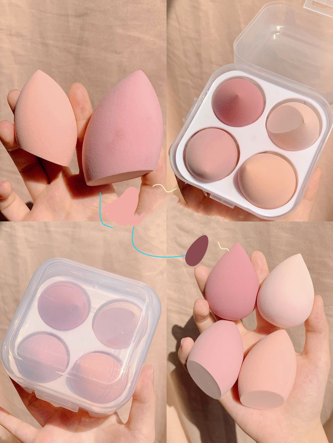 Beauty blender box | Meerdere kleuren