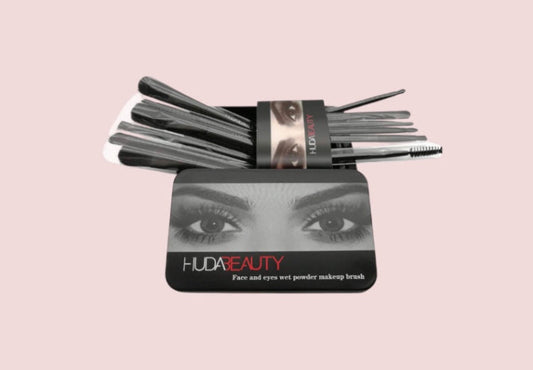 12 make-up kwasten sets Huda of Mac