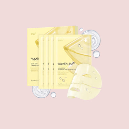MEDICUBE Kojic Acid Turmeric Gel Mask 4ea