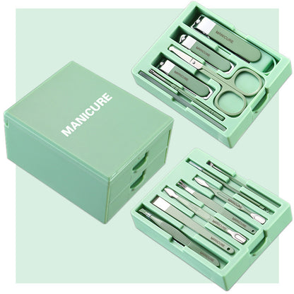 Carbon Steel Manicure Tool Multifunctionele Nagelknipper Set | Meerdere kleuren