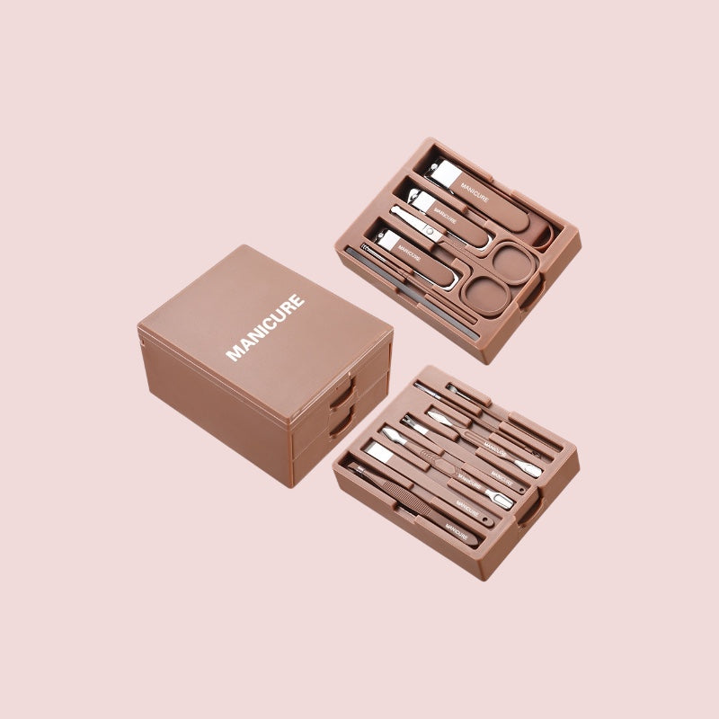 Carbon Steel Manicure Tool Multifunctionele Nagelknipper Set | Meerdere kleuren