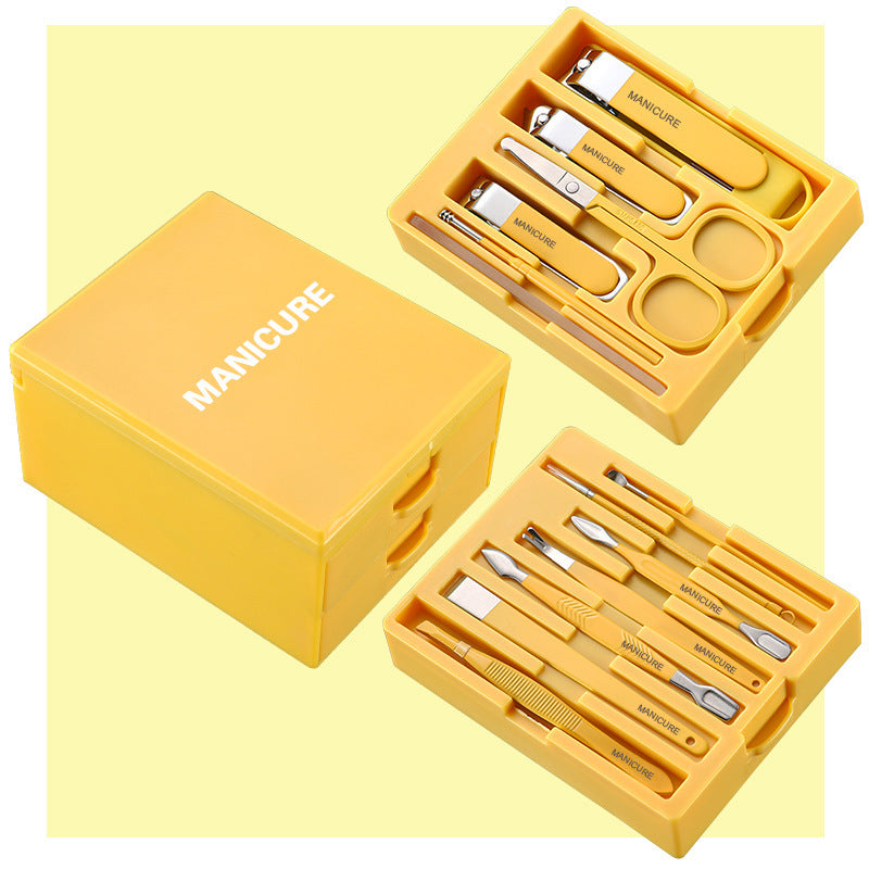 Carbon Steel Manicure Tool Multifunctionele Nagelknipper Set | Meerdere kleuren