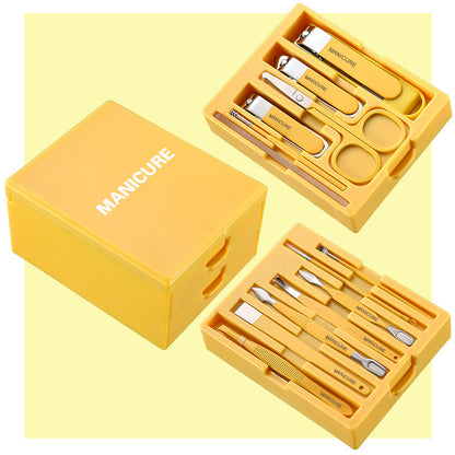 Carbon Steel Manicure Tool Multifunctionele Nagelknipper Set | Meerdere kleuren