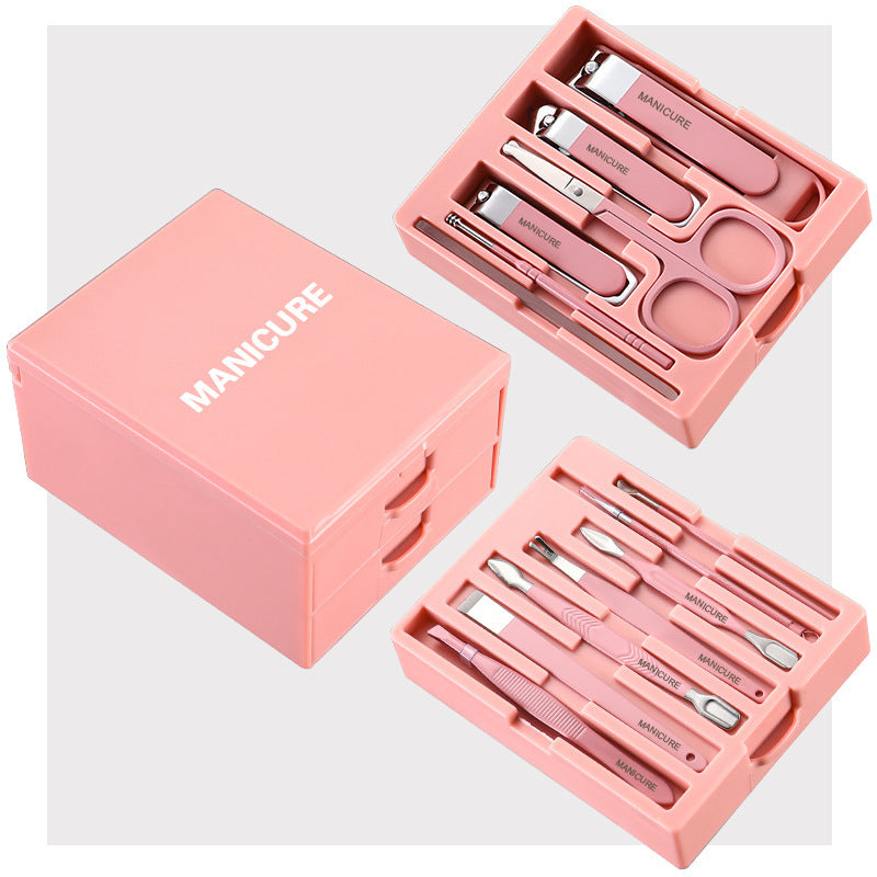 Carbon Steel Manicure Tool Multifunctionele Nagelknipper Set | Meerdere kleuren