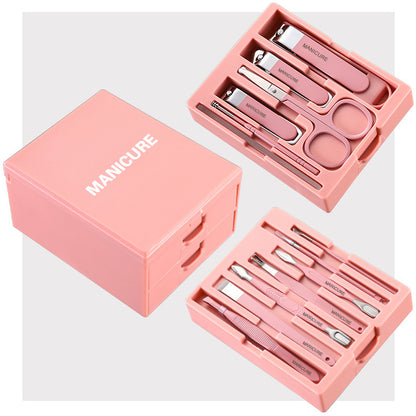 Carbon Steel Manicure Tool Multifunctionele Nagelknipper Set | Meerdere kleuren