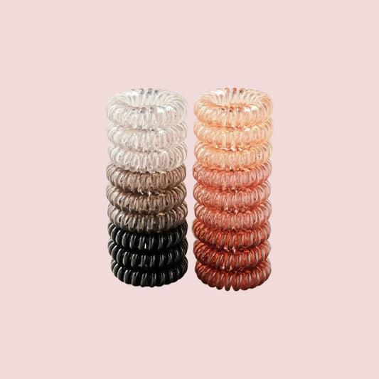 18stuks Transparant elastiek