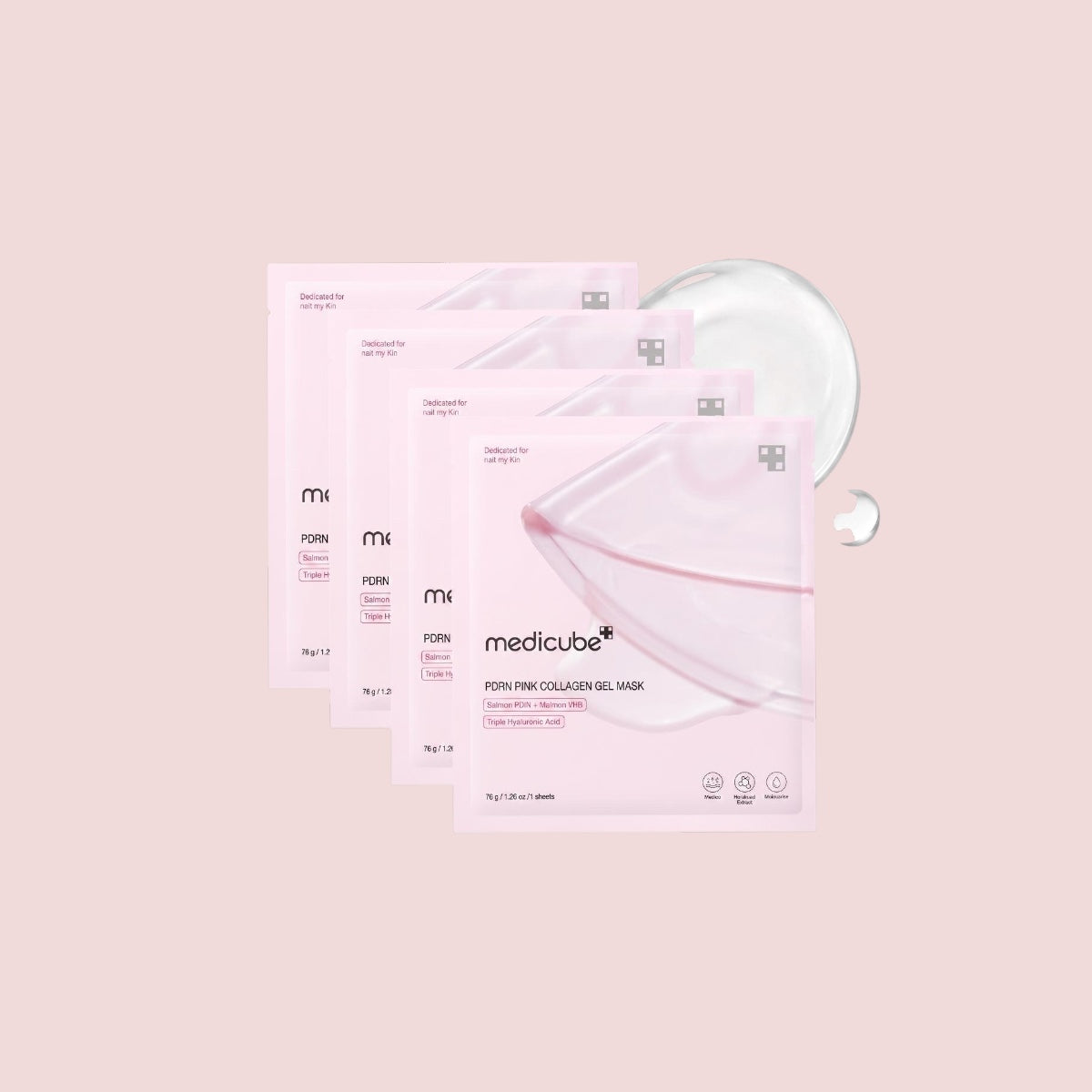 MEDICUBE Pink PDRN Gel Mask 4ea