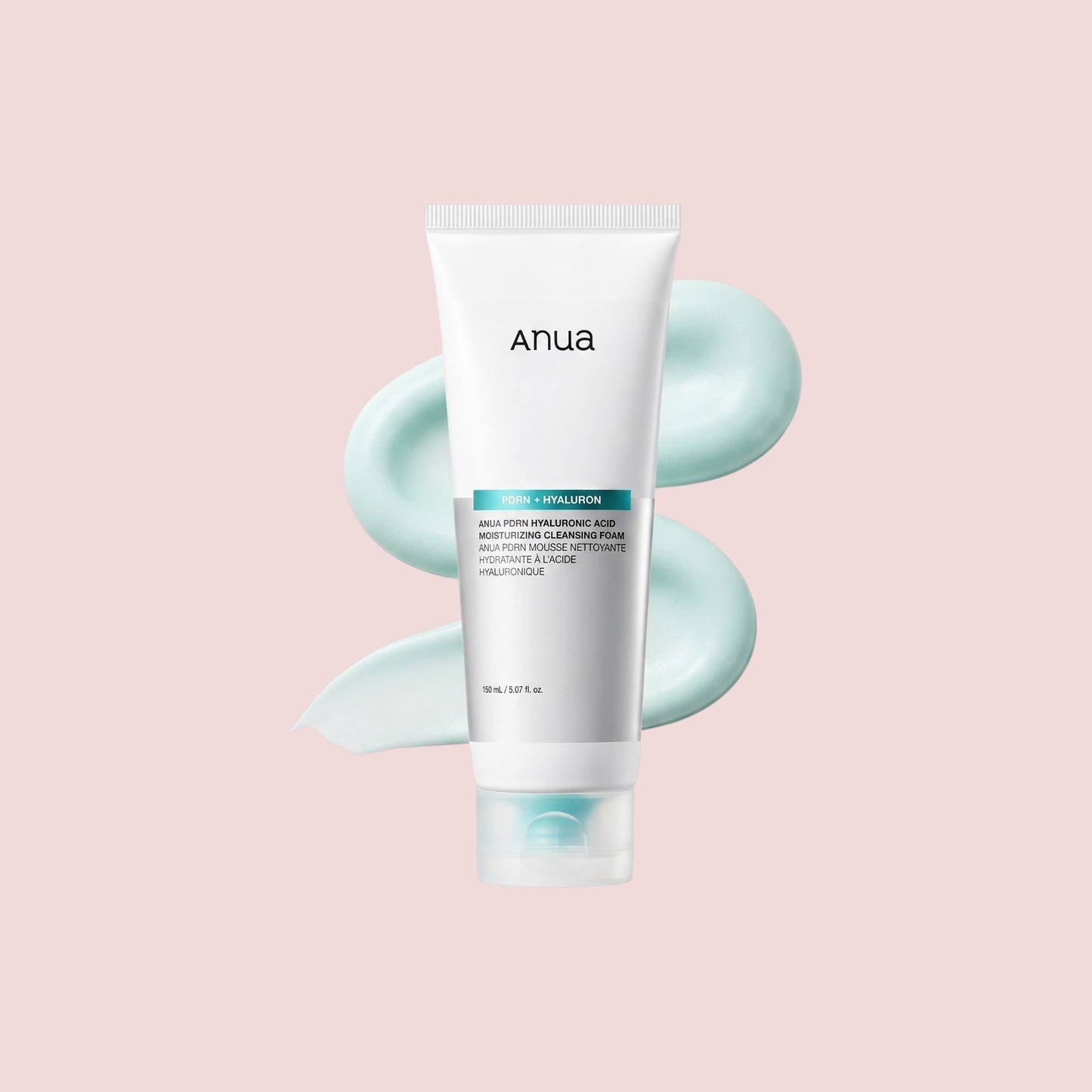 Anua PDRN Hyaluronic Acid Moisturizing Cleansing Foam 150ml