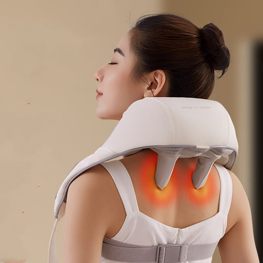 schouder- en nekmassager clip met kneedfunctie en elektrisch